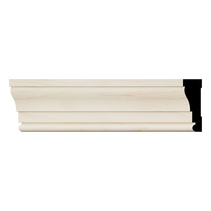 WM376 11/16-in D x 2-1/4-in W x 96-in L Americraft Solid Hardwood Stain Grade Colonial Casing Moulding - Maple