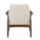 preview thumbnail 20 of 31, Roomfitters Mid-Century Accent Chair with Solid Wood Frame and High Backrest, Reading Armchair for Living Room