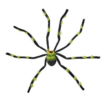 28" Black and Green Tarantula w/ Flashing Eyes