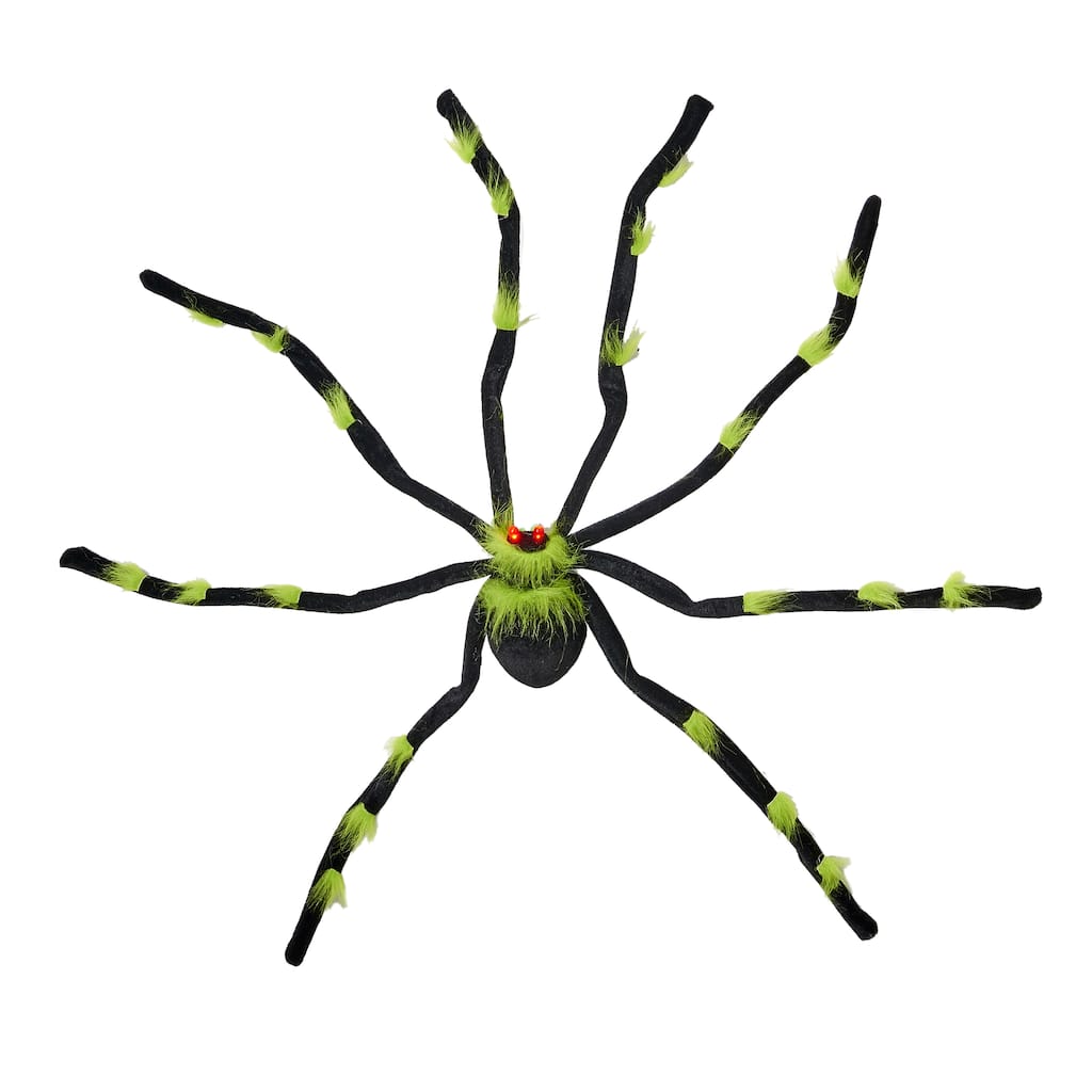 28" Black and Green Tarantula w/ Flashing Eyes