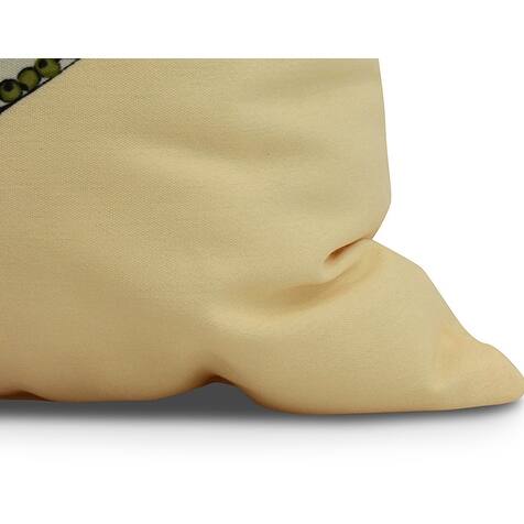 20 x 20 Inch Single Flamingo Animal Print Outdoor Pillow