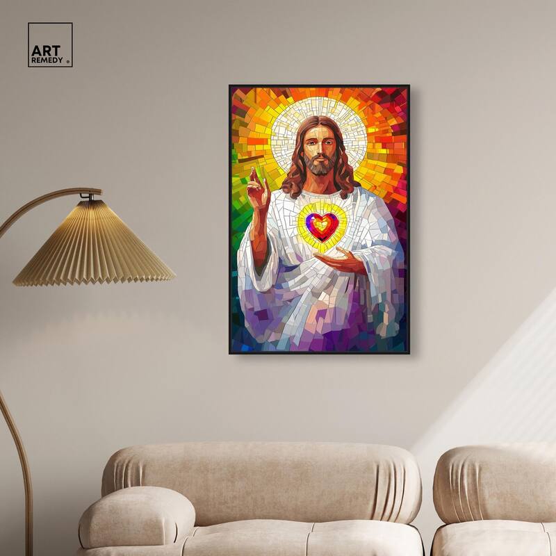 Blocks of Benediction I Canvas by Art Remedy