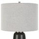 preview thumbnail 5 of 5, Uttermost Coen Gray Table Lamp - 26"H,   Shade 10"H x 15"Dia.