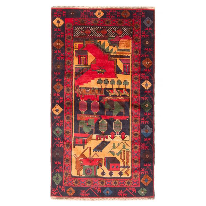 ECARPETGALLERY Hand-knotted Teimani Tan Wool Rug - 3'5 x 6'3 - Tan - 3'5 x 6'3