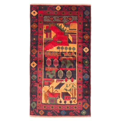 ECARPETGALLERY Hand-knotted Teimani Tan Wool Rug - 3'5 x 6'3