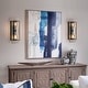 preview thumbnail 2 of 8, 2-Light Black/Wood Tone Dimmable Rustic Farmhouse Wall Sconce - 20"H x 7"W x 5"D - 7 in. W