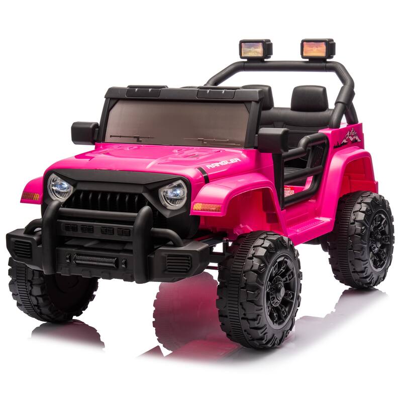 Kids Electric Ride-On Car with Remote, 12V, Bluetooth, Four-Wheel Suspension, Ages 3+