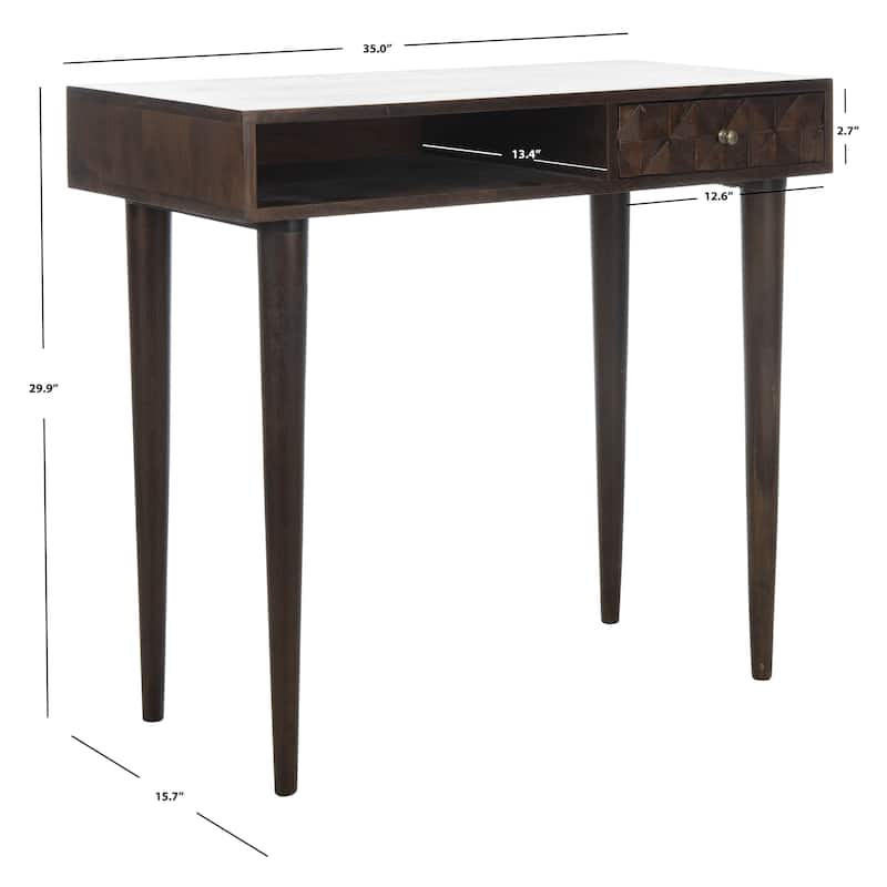 SAFAVIEH Luvinia 1-Shelf 1-Drawer Work Office Desk
