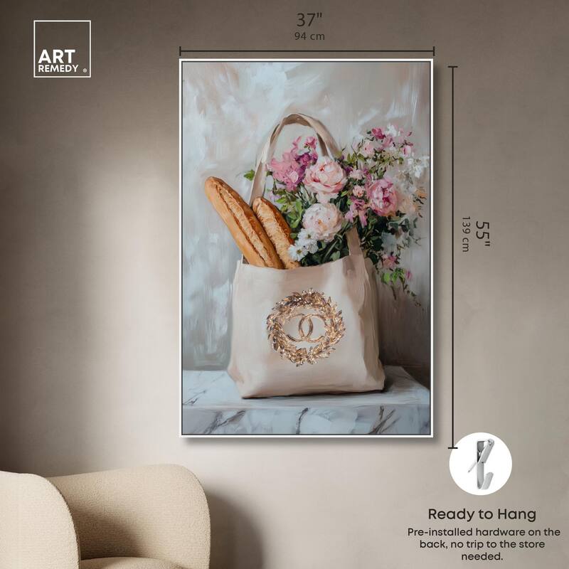 Chic Carryall I Canvas by Art Remedy