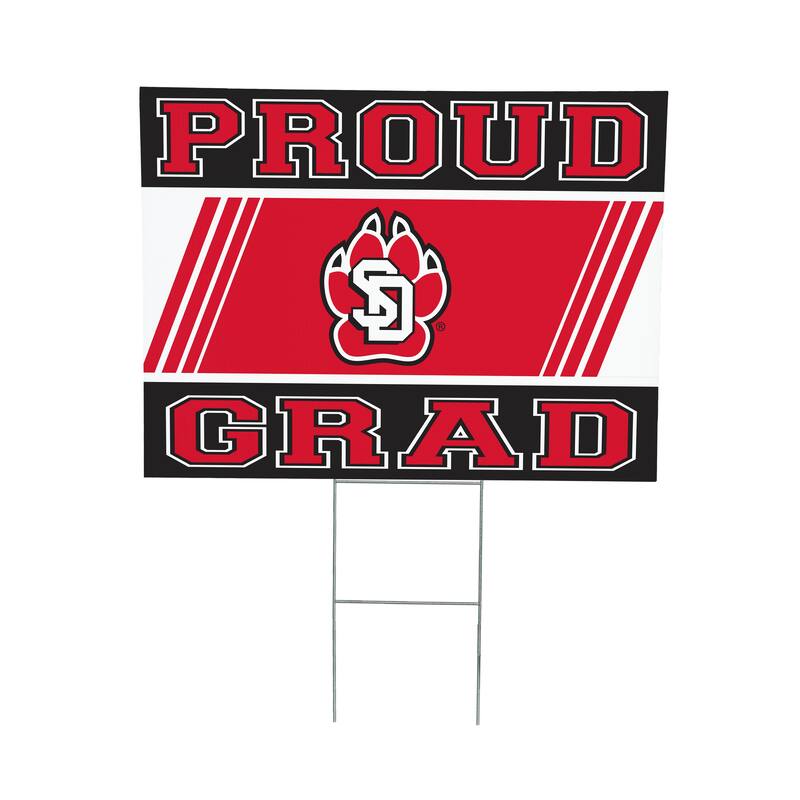University of South Dakota 24" x 18" Graduation Coroplast Outdoor Yard Sign