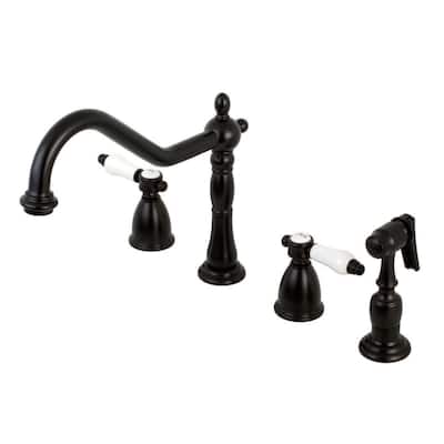 Kingston Brass Bel-Air 1.8 GPM Widespread Kitchen Faucet - Includes