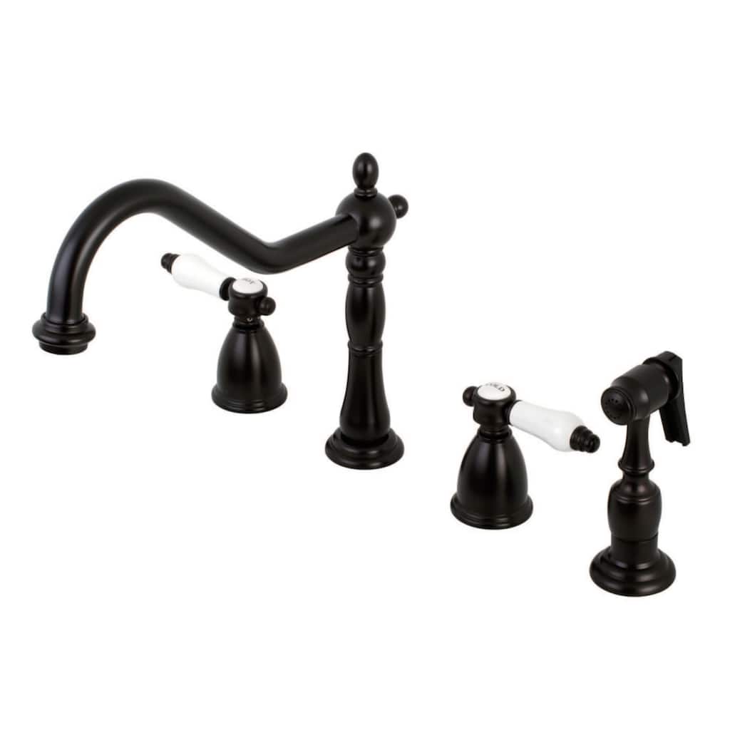 Kingston Brass Bel-Air 1.8 GPM Widespread Kitchen Faucet - Includes