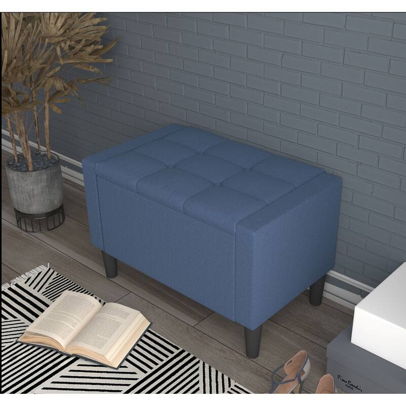 Braylen Upholstered Flip Top Storage Bench