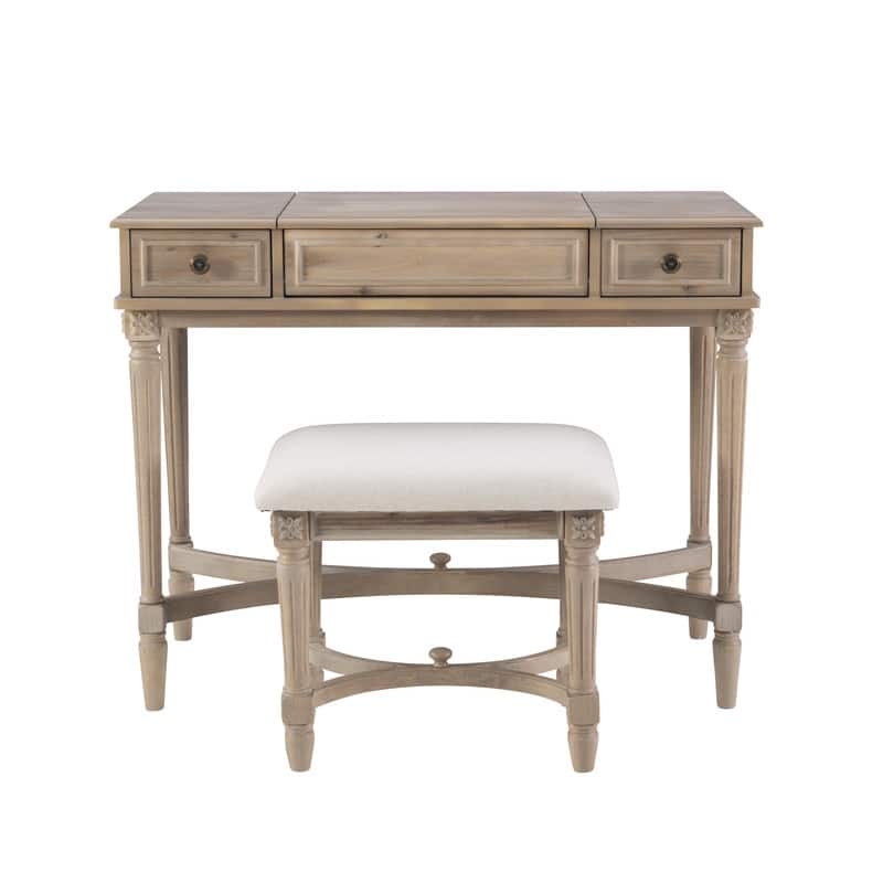 Marilyn Gray Wash Vanity Set
