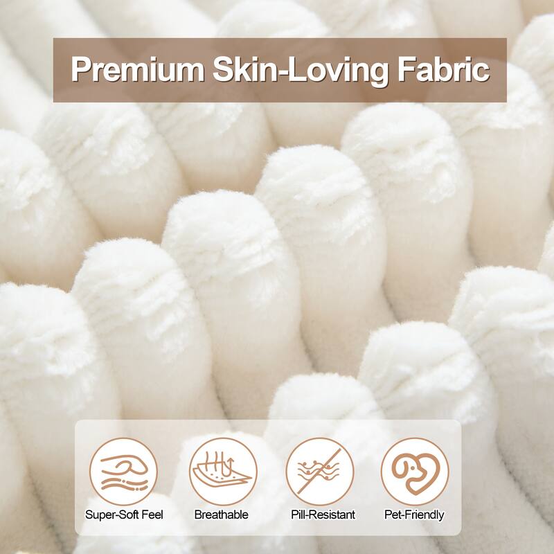 Convertible Corduroy Modular Sectional Sofa No Assembly Required