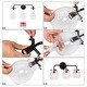 preview thumbnail 20 of 20, Olia Modern Farmhouse Black Bathroom Vanity Light Linear Dimmable Glass Wall Sconces