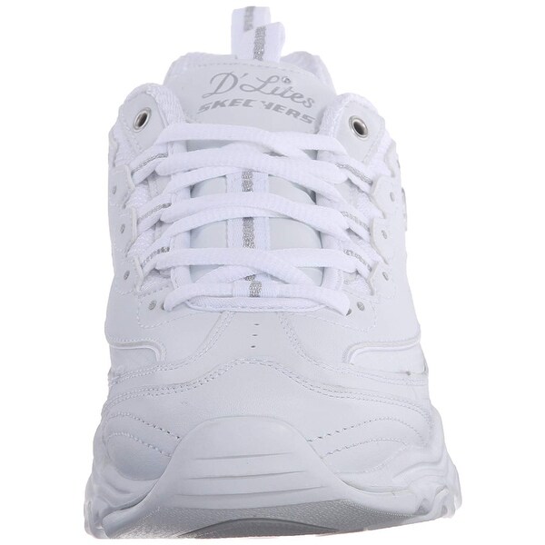 womens white memory foam sneakers