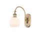 Option Brushed Brass / Matte White