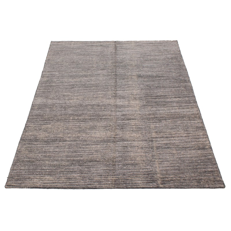 ECARPETGALLERY Hand-knotted Loreto Grey Silk Rug - 5'8 x 8'11