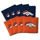 preview thumbnail 1 of 3, Denver Broncos NFL Dual Sided Pro Stop & Slide Cornhole Bags