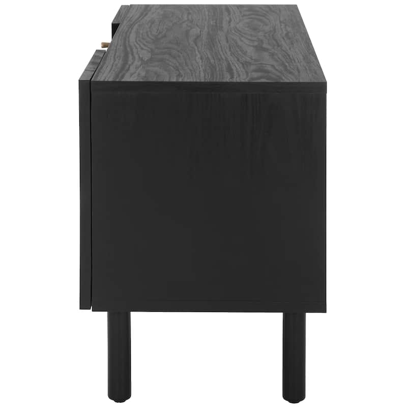 SAFAVIEH Kayleigh 2 Door 2-Shelf Media Stand - 47" W x 16" D x 21" H - 47Wx15Dx21H