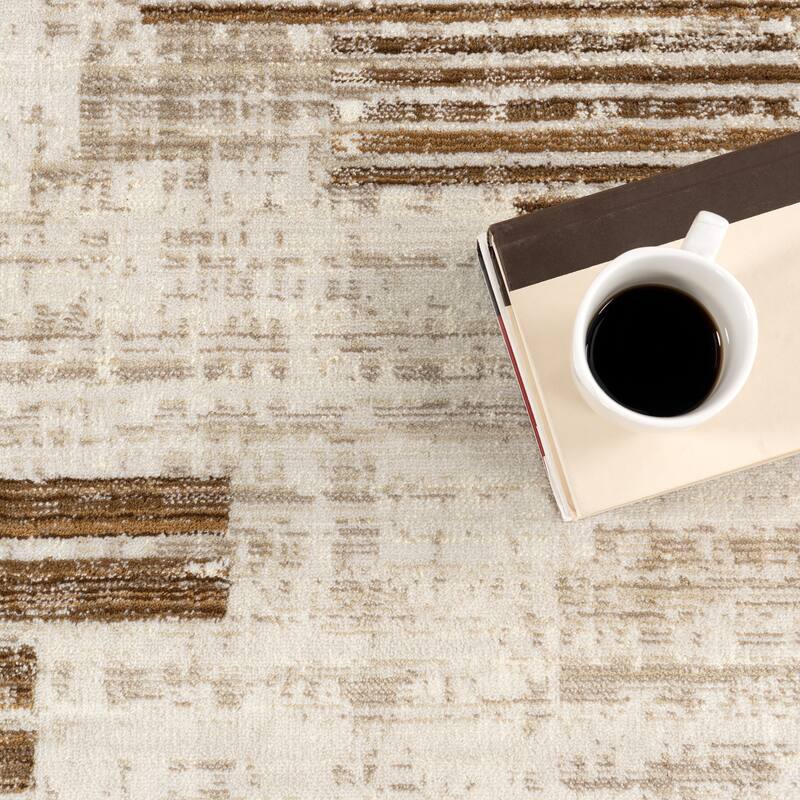 Nuloom Vickie Abstract Fringe Area Rug