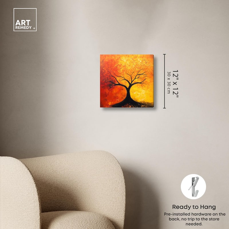 Tree of Opposites I Canvas by Art Remedy, Gallery Wrapped