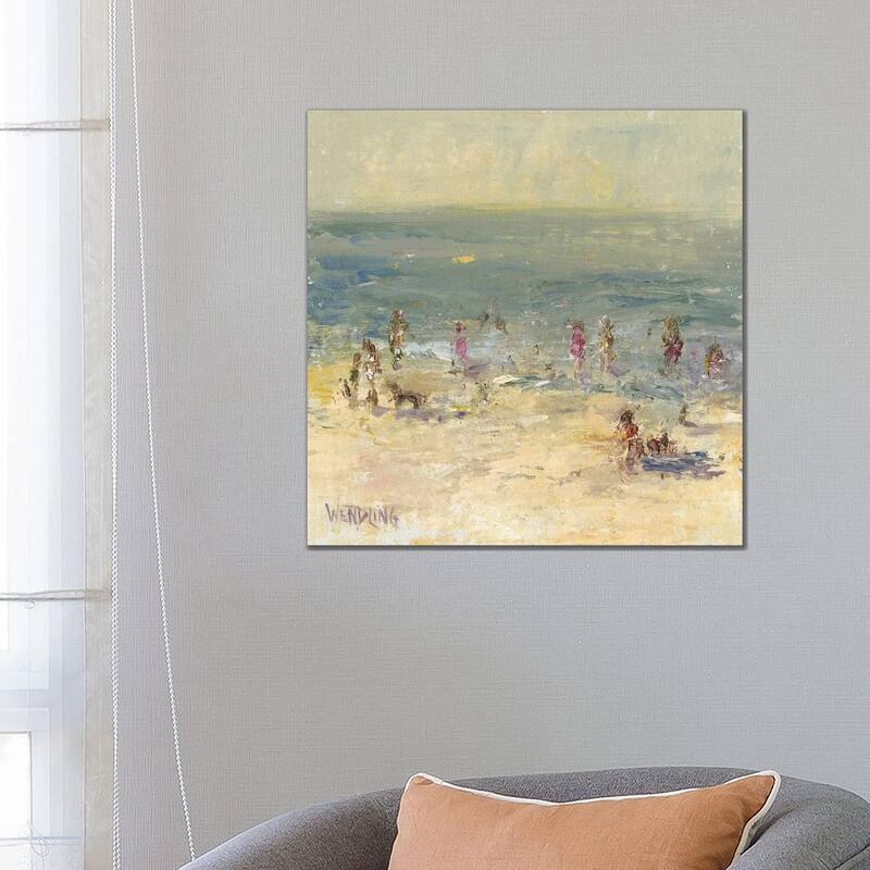iCanvas "Impasto Beach Day II" by Marilyn Wendling Canvas Print - 26x26x1.5