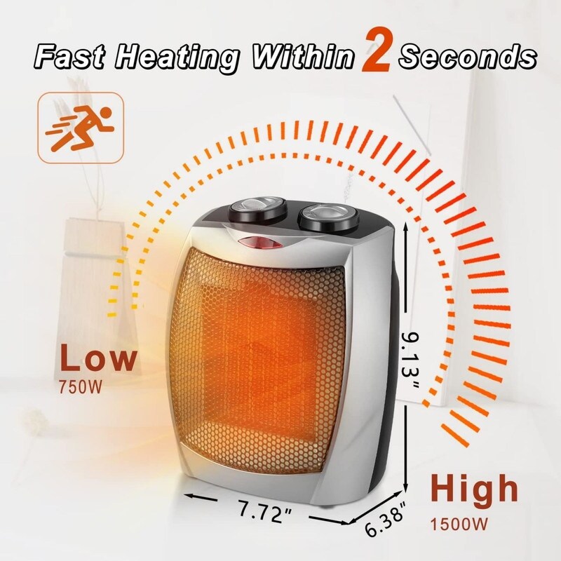 Small Space Heater Electric Portable - Bed Bath & Beyond - 39021231