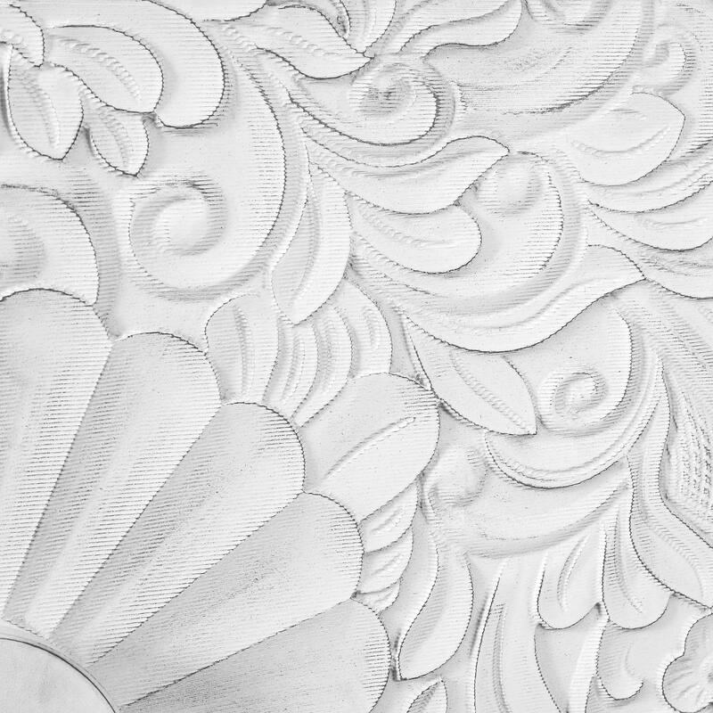 Pantry Cabinet Console Cabinet with Symmetrical Carvings, Exquisite Credenza Dining Cabinet with Adjustable Shelves