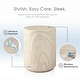 preview thumbnail 4 of 28, Furniture of America Karvyn Modern 14-inch Round Natural Stone Indoor Drum Side Table