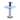 Somette Medea 39" Round Gloss White Counter Table