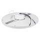 preview thumbnail 4 of 4, Access Lighting ModPLUS - Round LED Flush Mount - 7" - 120-277V - White Finish - White Acrylic