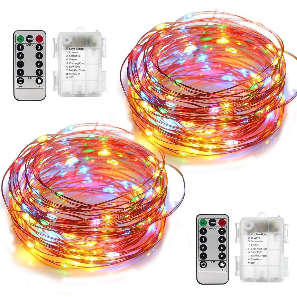 2 Set Fairy Lights Christmas String Lights - Medium