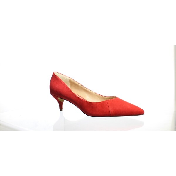red pumps size 9