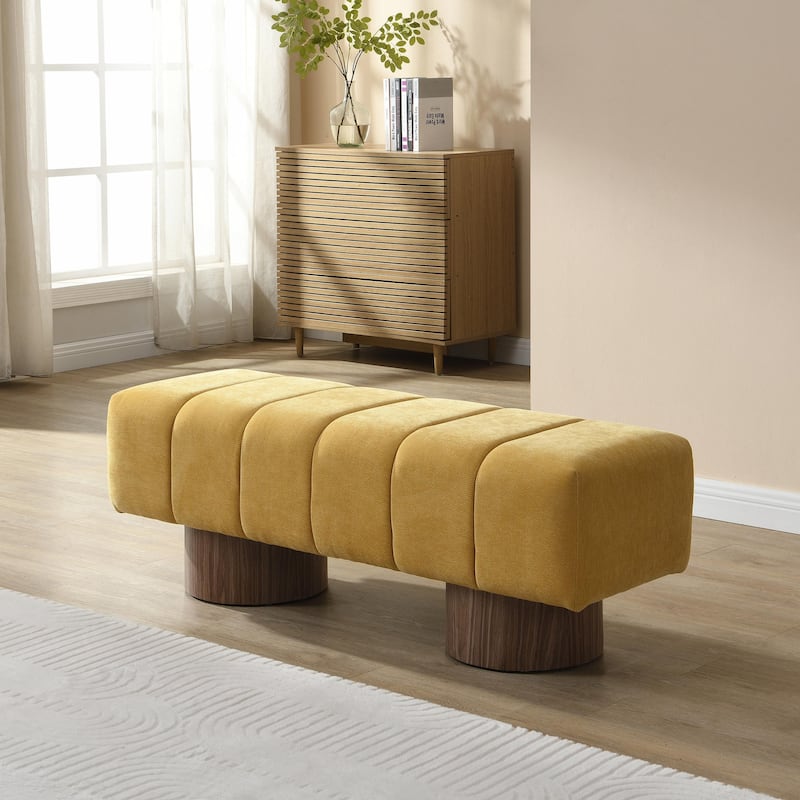 50" Chenille Bench
