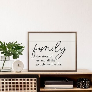 Our Family Script Family Story Script White - Bed Bath & Beyond - 42710599