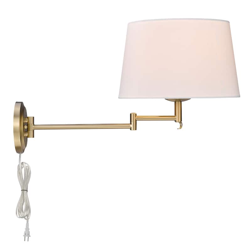 Golden Lighting 3692-A1W MWS Eleanor 13" Tall Hardwired or Plug-In