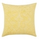 preview thumbnail 63 of 80, Better Trends Ashton Collection in Medallion Design 100% Cotton Tufted Unique Luxurious Machine Washable Tumble Dry Yellow - Euro Sham