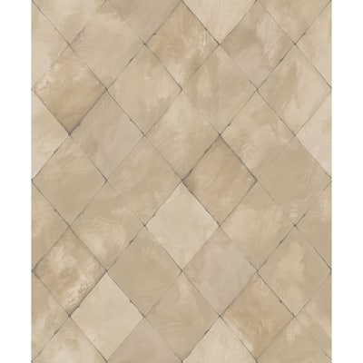Galerie Wallcoverings Kitchen Recipes Geometric Tiles Vinyl on Non-woven Matte Wallpaper Roll