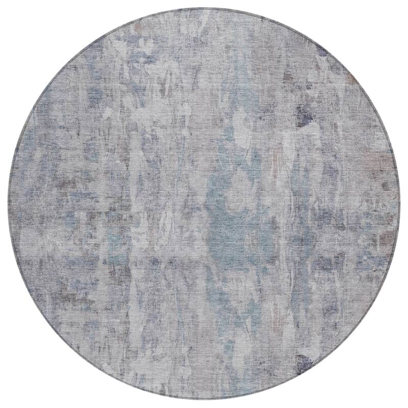 Machine Washable Indoor/ Outdoor Muted Ombre Chantille Rug