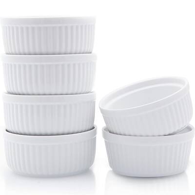 NuWave 8oz Ceramic Ramekins Set of 6