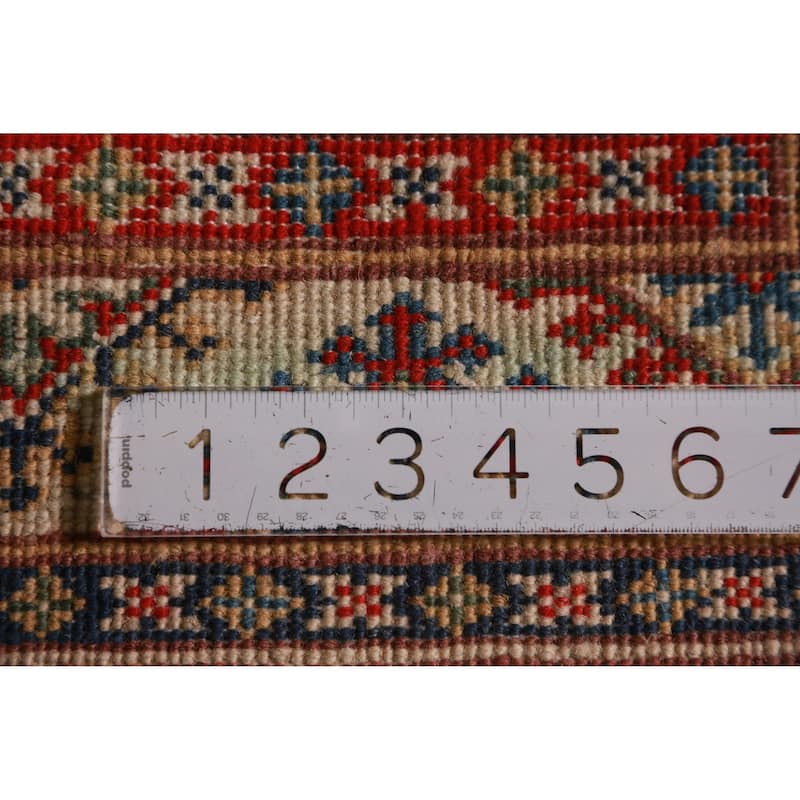 Kazak Oriental Accent Foyer Rug Traditional Handmade Wool Carpet - 2'0"x 3'0"