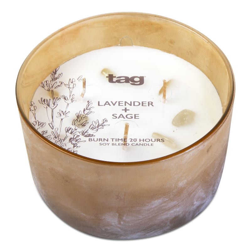 Sunrise Lav Sage Soybl Candle