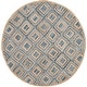preview thumbnail 24 of 33, SAFAVIEH Cape Cod Elfie Handmade Jute Area Rug 6' Round - Natural/Blue - Round
