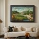 preview thumbnail 7 of 9, Pastoral Landscape with Stream Fisherman and Strollers c 1875-1880-Henri Rousseau-Custom Framed Canvas