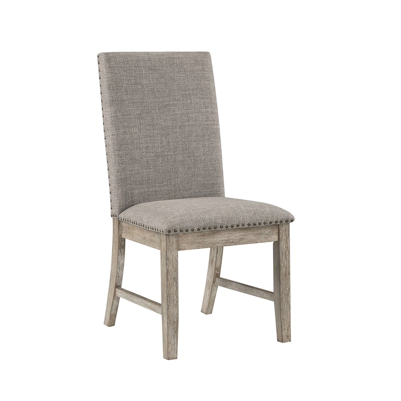 Traditional Dining Furniture Set Extendable Table Bench Side Chairs Wooden Rustic Style