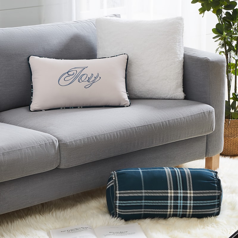 Vilano Plaid 6 piece Quilt Bedding Set