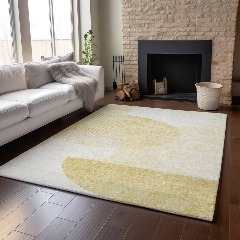 Premium Washable Super Soft Modern Deco Mayfield Rug
