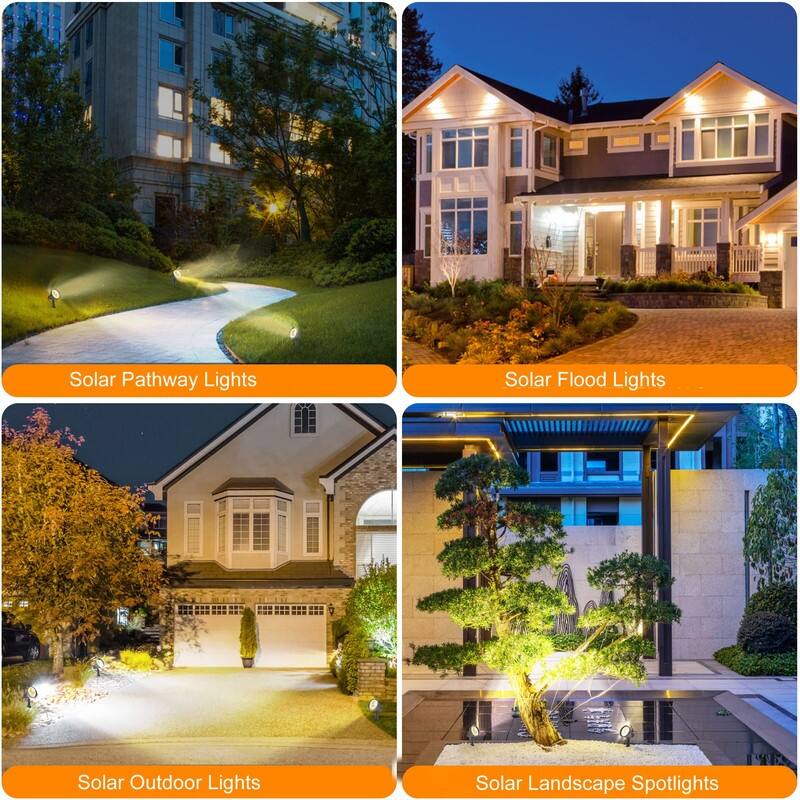 Solar Spotlights Outdoor Waterproof Bright Solar Wall Light Led Security